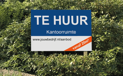 Makelaarsbord te huur