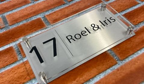 Naamborden rechthoek