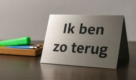 Tafelbordje aluminium