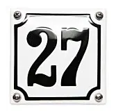 Hausnummern Grösse 10X20cm OVAL Gekrümmt - House number signs standard - Decor-T