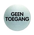RVS pictogram geen toegang