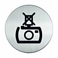 RVS pictogram fototoestel flitser gebruik verboden