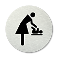 Pictogram rond Baby verschoonruimte