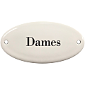 Deurbordje emaille Dames Toilet / WC