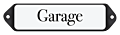 Deurbordje emaille Garage