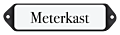 Deurbordje emaille Meterkast