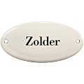 Deurbordje emaille Zolder