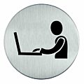 RVS pictogram flexplek, werkplek