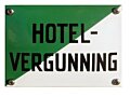 Horecabord Hotelvergunning