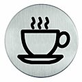 RVS pictogram Koffie, Kantine of Koffiemachine
