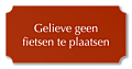 Naamplaatje kunststof sier 10,5 x 5 cm rood