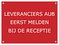 Tekstbord kunststof gegraveerd 20 x 15 cm