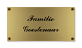 Messing naambord gegraveerd 12 x 6 cm