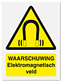 Waarschuwingsbord Waarschuwing elektromagnetischveld