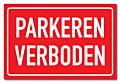 Parkeren verboden