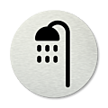 Pictogram rond Douche