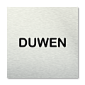 Pictogram vierkant Duwen