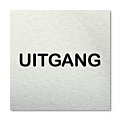 Pictogram vierkant Uitgang
