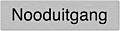 Aluminium deurbordje nooduitgang