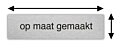 Aluminium naamplaatje op maat