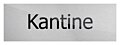 Deurbord Kantine