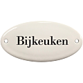 Deurbordje emaille Bijkeuken