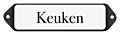 Deurbordje emaille Keuken
