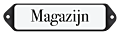 Deurbordje emaille Magazijn
