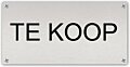 Tekstbord Aluminium Te koop