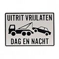 Uitrit vrijlaten dag en nacht wit