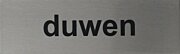 RVS pictogram Duwen