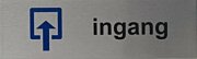 RVS pictogram Ingang