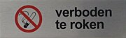 RVS pictogram Verboden te roken