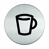 RVS pictogram Drinken, Kantine, beker