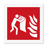 Blusdeken pictogram bordje