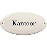 Deurbordje emaille Kantoor