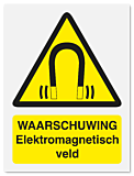 Waarschuwingsbord Waarschuwing elektromagnetischveld