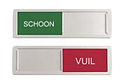 Schuifbordje Schoon - Vuil
