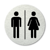 Pictogram rond Toiletten