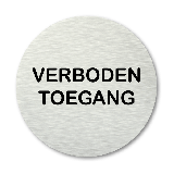 Basic pictogram Verboden toegang