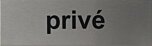 RVS pictogram Prive
