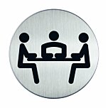 RVS pictogram vergaderruimte, spreekruimte