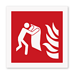 Blusdeken pictogram bordje