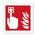 Brandmelder veiligheidsbord