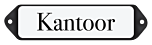 Deurbordje emaille Kantoor
