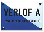 Horecabord Verlof A