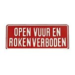 Open vuur en roken verboden