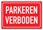 Parkeren verboden