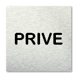 Pictogram vierkant Prive