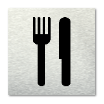 Pictogram vierkant Restaurant